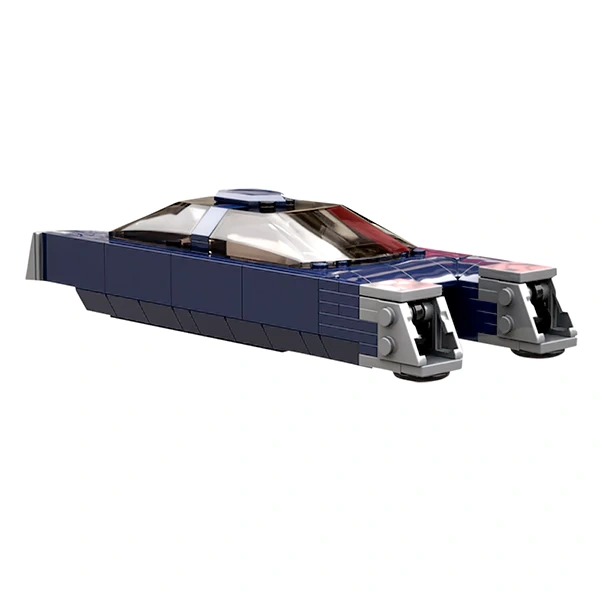 GoBricks MOC 122725 PiXEL-DANs CORUSCANT SPEEDER