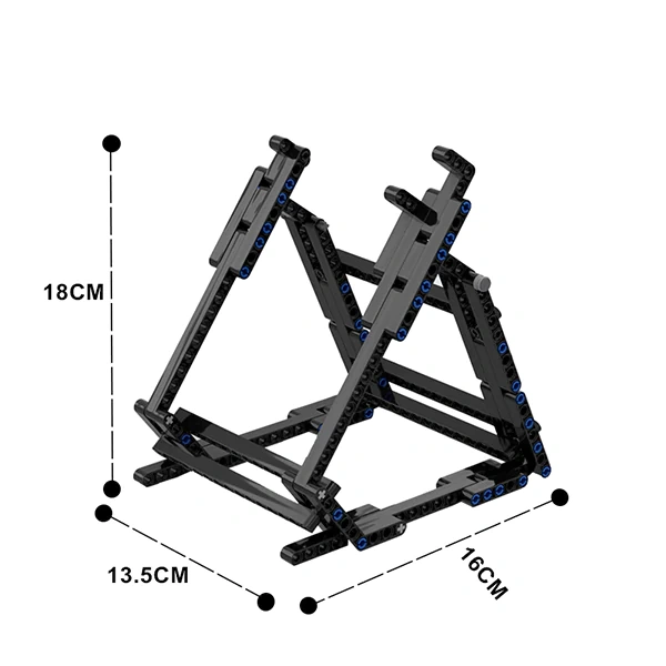 GoBricks MOC 126481 Adjustable Side Vertical Stand