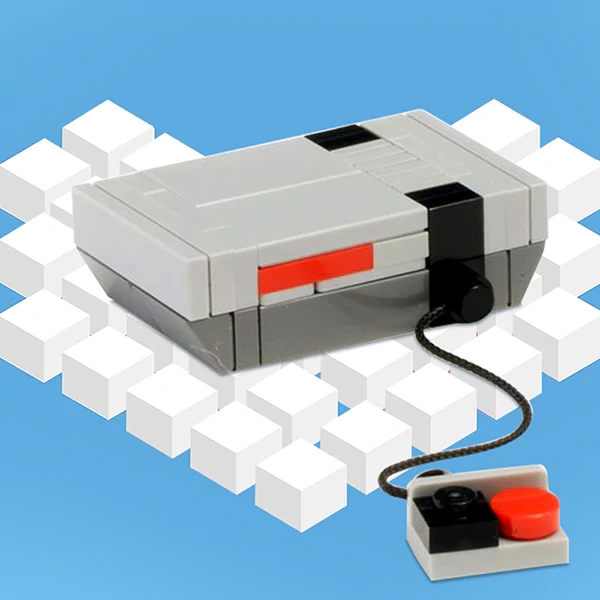 GoBricks MOC 49198 Nintendo Entertainment System NES Mini