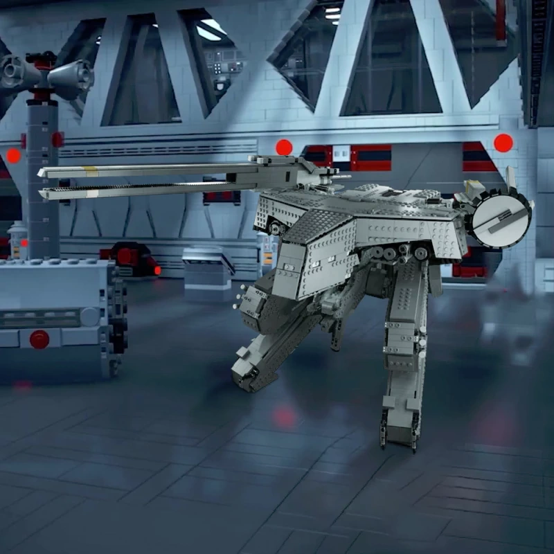 GoBricks MOC 44555 Metal Gear Solid Metal Gear Rex