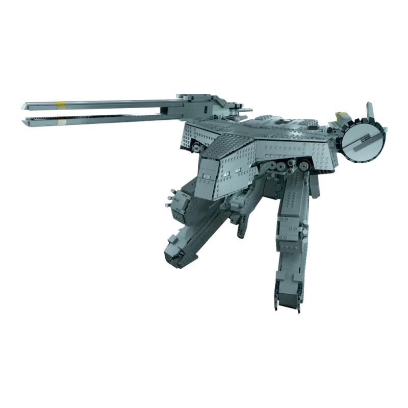 GoBricks MOC 44555 Metal Gear Solid Metal Gear Rex
