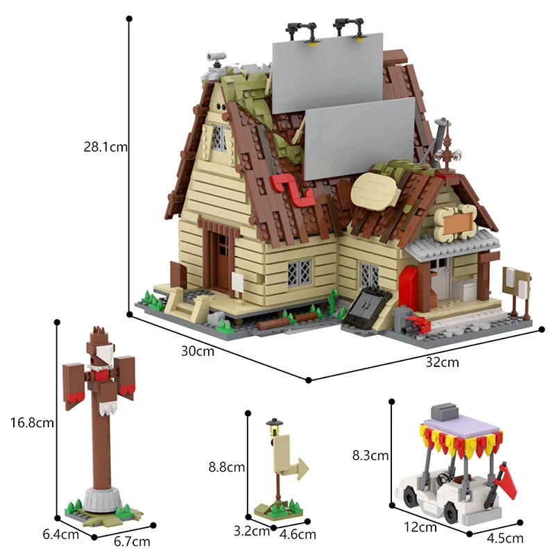 MOC-C10043 Gravity Falls Mystery Shack