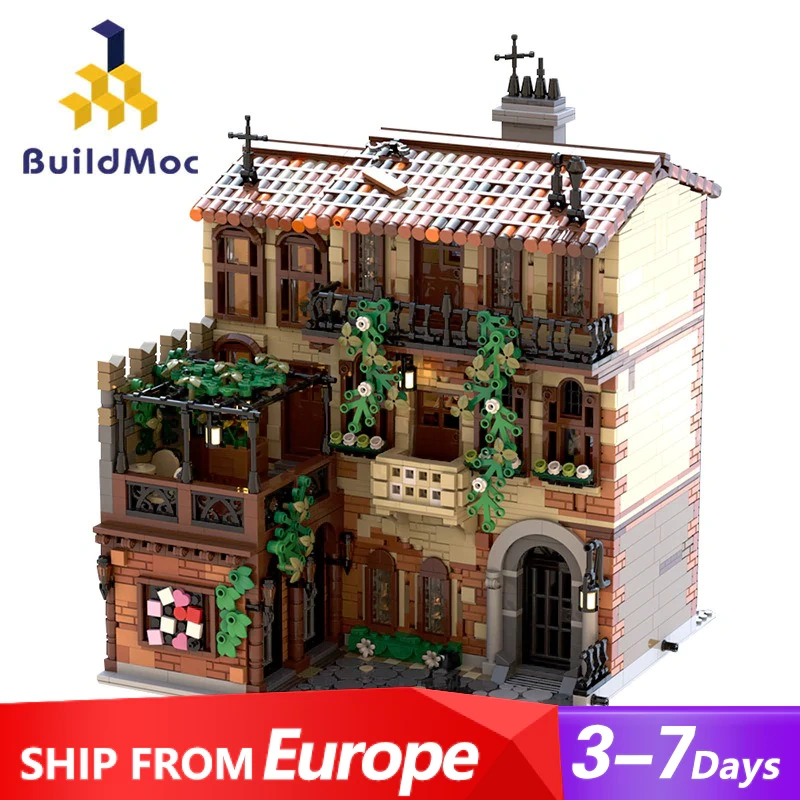 [Pre-sale] MOC 131698 Juliet's House Europe Warehouse Express