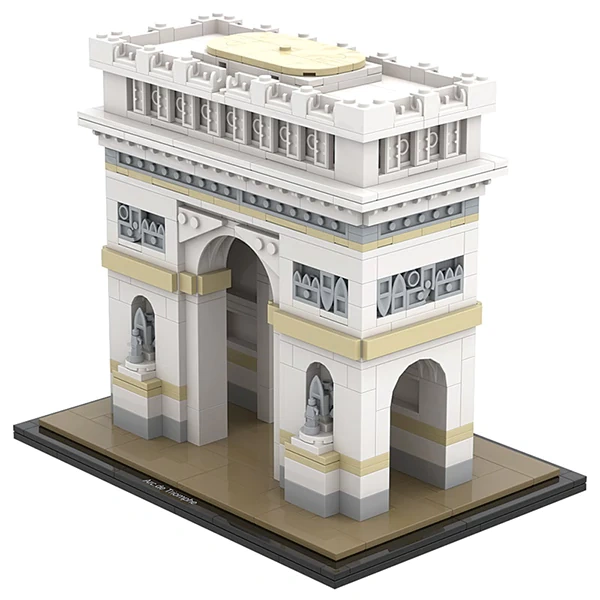 GoBricks MOC F-A0636 Arc de Triomphe