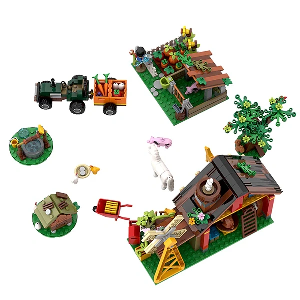 GoBricks MOC F-A0637 Farm