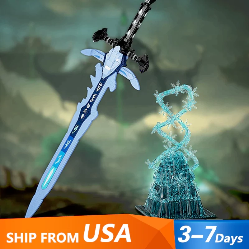 MOC F-C9931 World Of Warcraft Frostmourne Custom LEGO Model