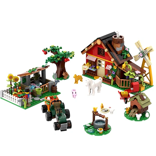 GoBricks MOC F-A0637 Farm