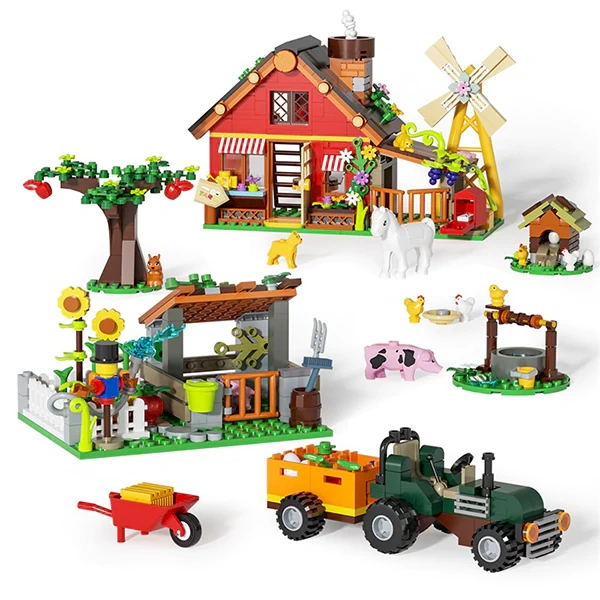 GoBricks MOC F-A0637 Farm