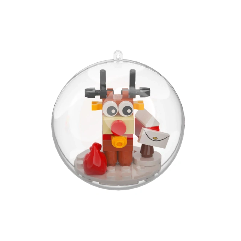GoBricks MOC F-A0659 Christmas Crystal Ball Ornament