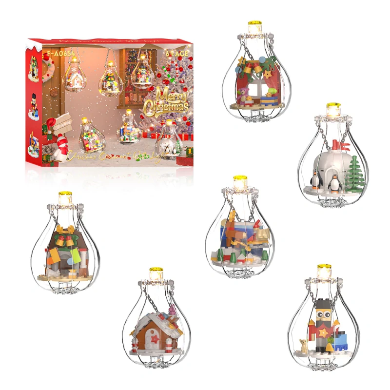 GoBricks MOC F-A0654 Christmas Light Bulbs
