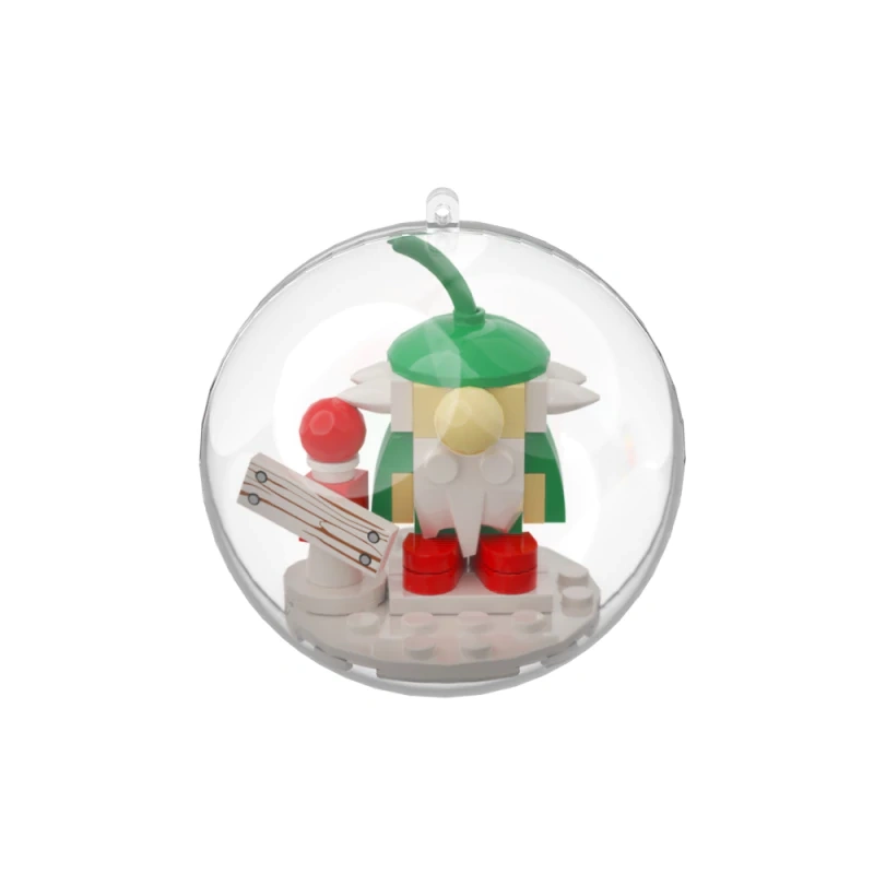GoBricks MOC F-A0659 Christmas Crystal Ball Ornament