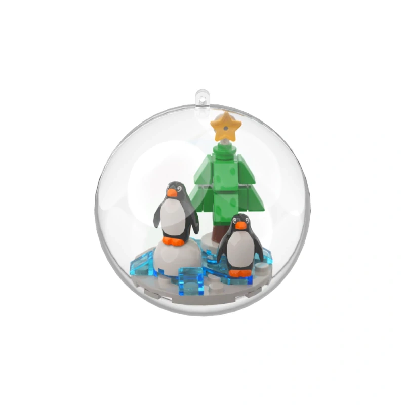 GoBricks MOC F-A0659 Christmas Crystal Ball Ornament