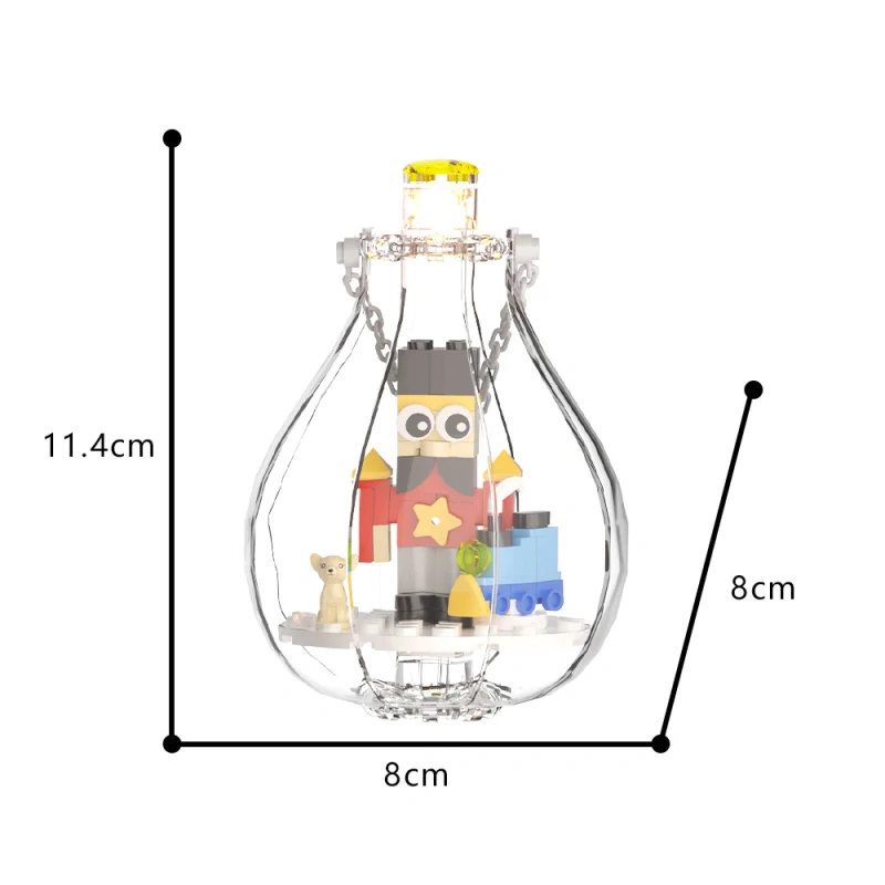GoBricks MOC F-A0654 Christmas Light Bulbs