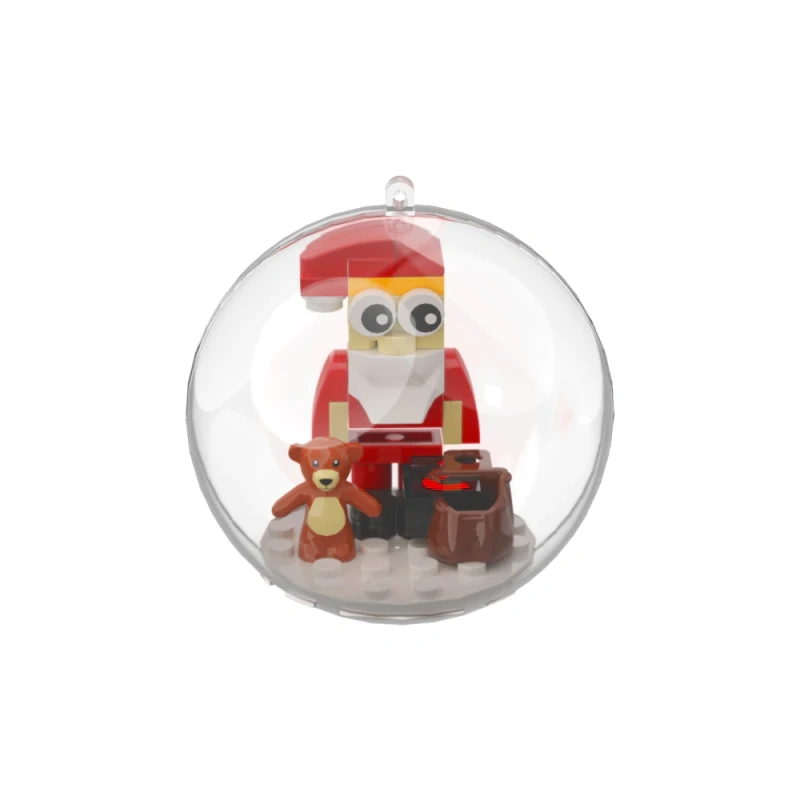 GoBricks MOC F-A0659 Christmas Crystal Ball Ornament