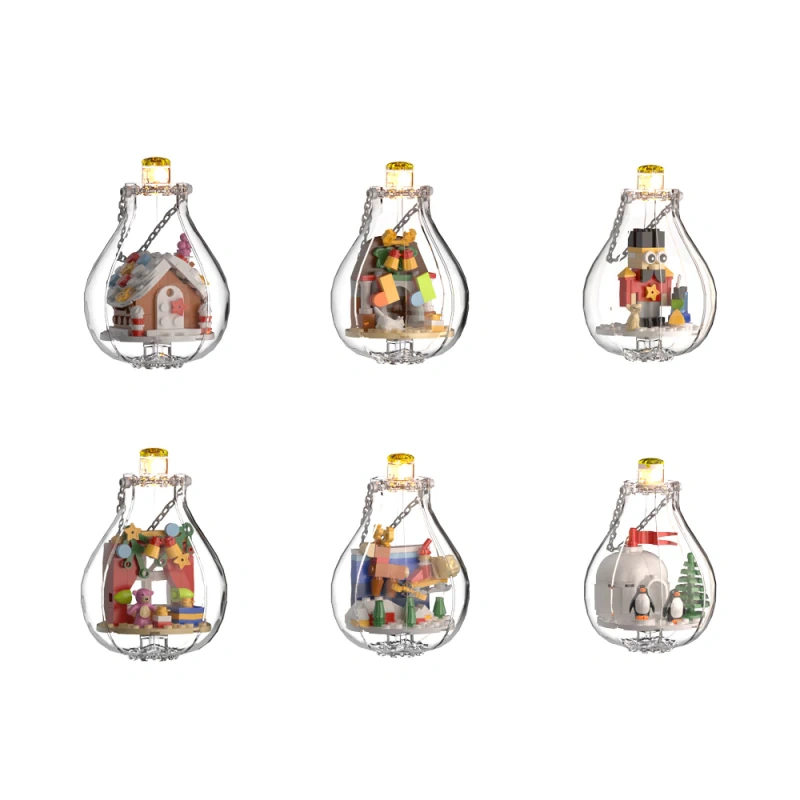 GoBricks MOC F-A0654 Christmas Light Bulbs