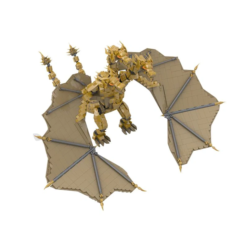 GoBricks MOC 188706 King Ghidorah