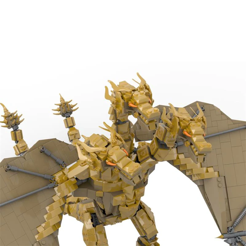 GoBricks MOC 188706 King Ghidorah