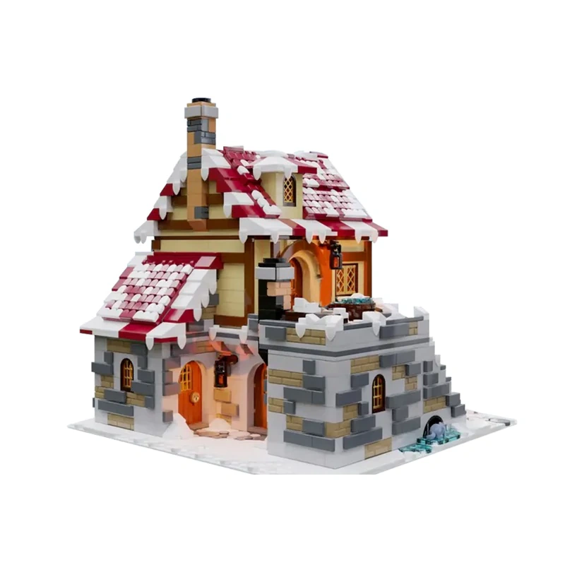 GoBricks MOC 187924 The Tavern Under The Snow