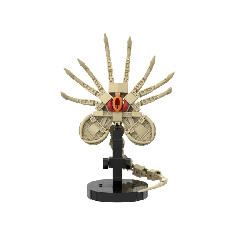 GoBricks MOC A1582 Xenomorph Alien Facehugger