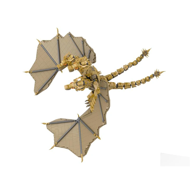 GoBricks MOC 188706 King Ghidorah