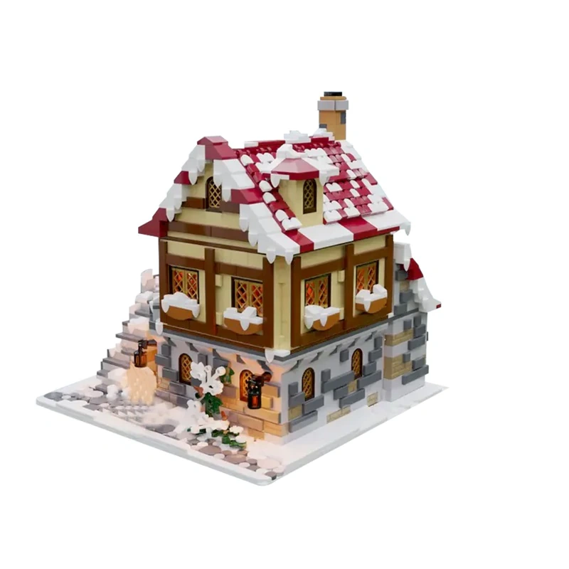 GoBricks MOC 187924 The Tavern Under The Snow