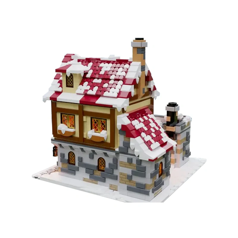 GoBricks MOC 187924 The Tavern Under The Snow