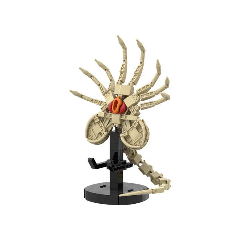 GoBricks MOC A1582 Xenomorph Alien Facehugger