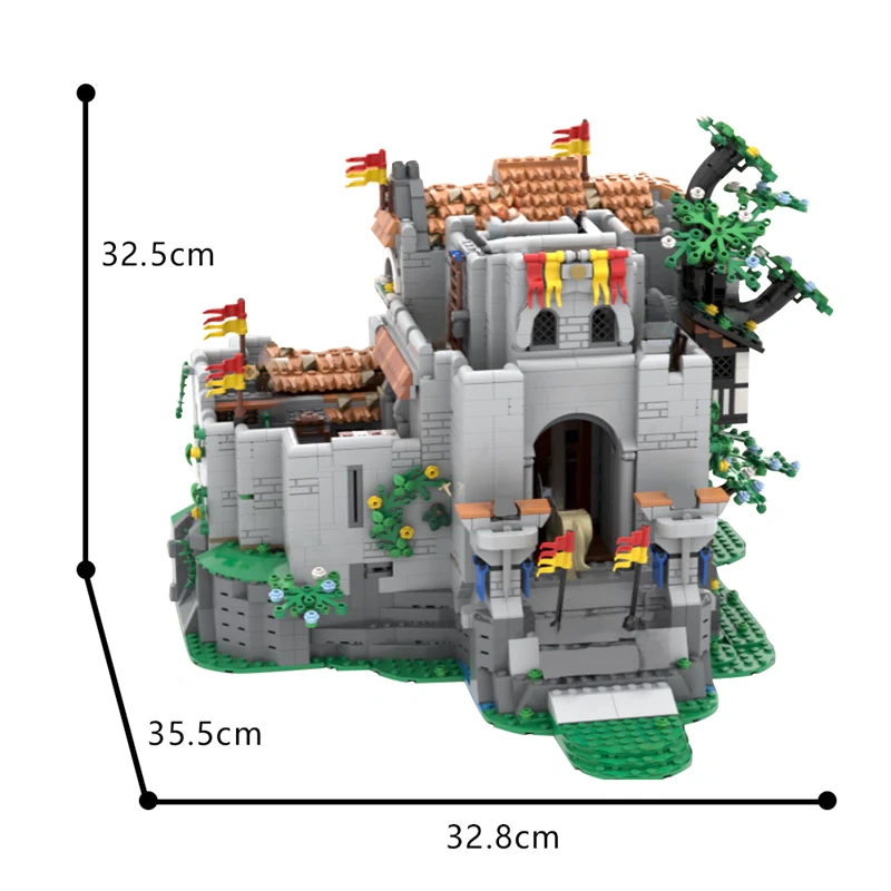 GoBricks MOC 187043 Lion's Caslte