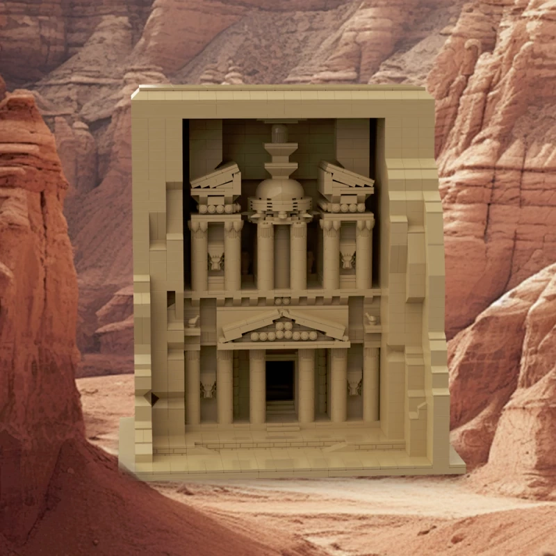 GoBricks MOC 186243 Indiana Jones Petra