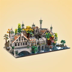 GoBricks MOC 182098 Rivendell The Lord of the Rings