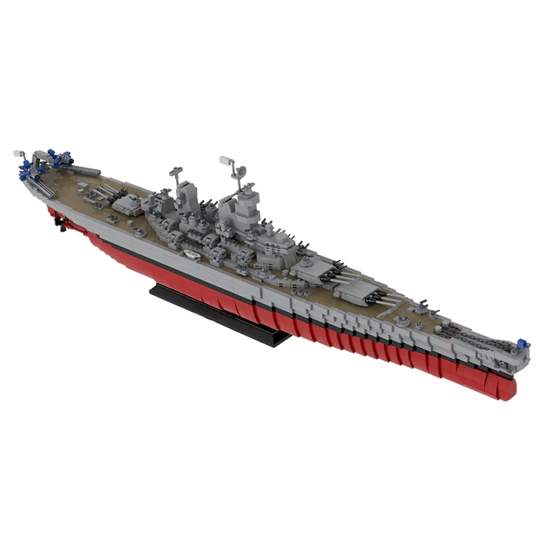 GoBricks MOC 31764 Lowa Class Battleship USS Missouri