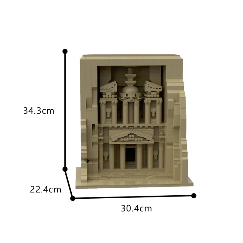 GoBricks MOC 186243 Indiana Jones Petra