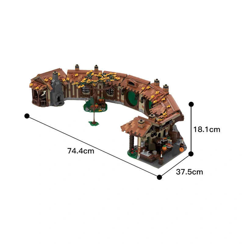 GoBricks MOC 172200 The Green Dragon Inn