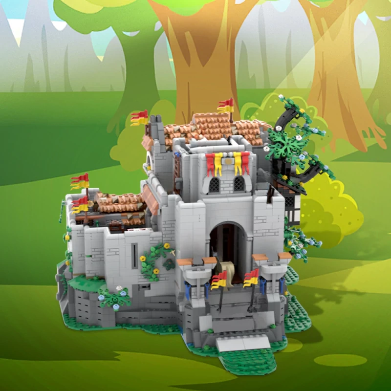 GoBricks MOC 187043 Lion's Caslte