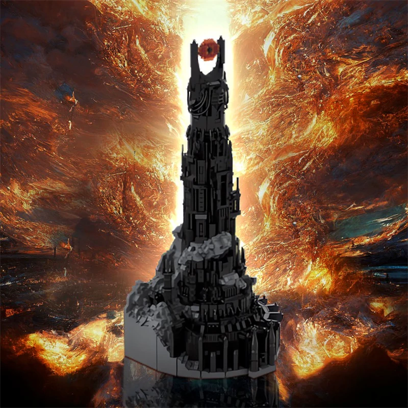 Tower of Barad Dur Lord of the Rings MOC