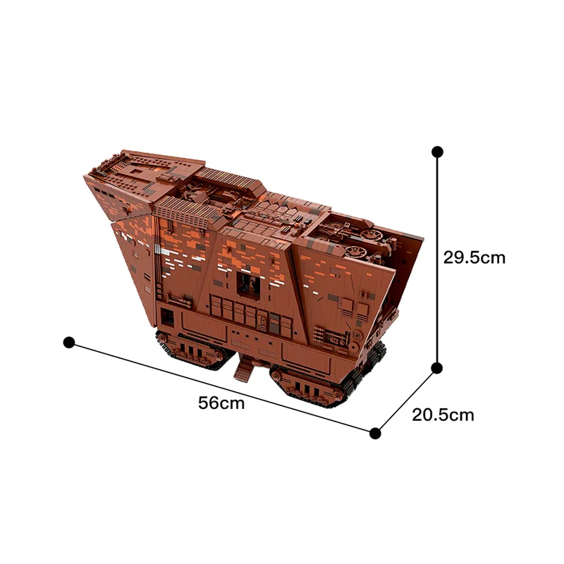 GoBricks MOC 169084 Sandcrawler