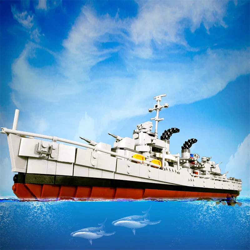 GoBricks MOC A1043 Fletcher Class Destroyer