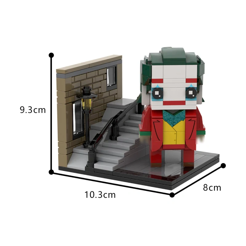 GoBricks MOC F-A0672 Joker 2 Staircase Joker
