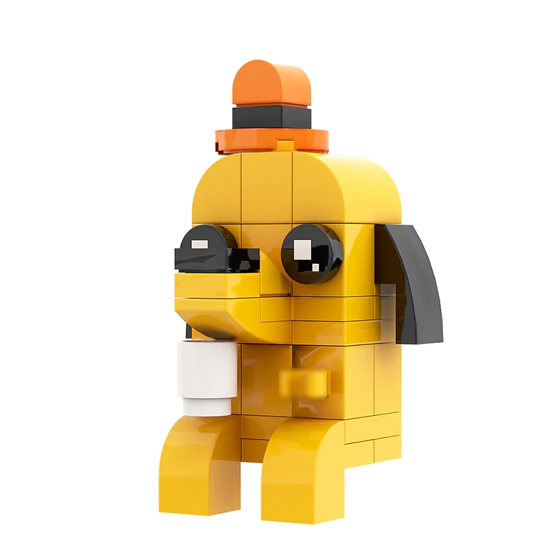 GoBricks MOC This Is Fine Dog