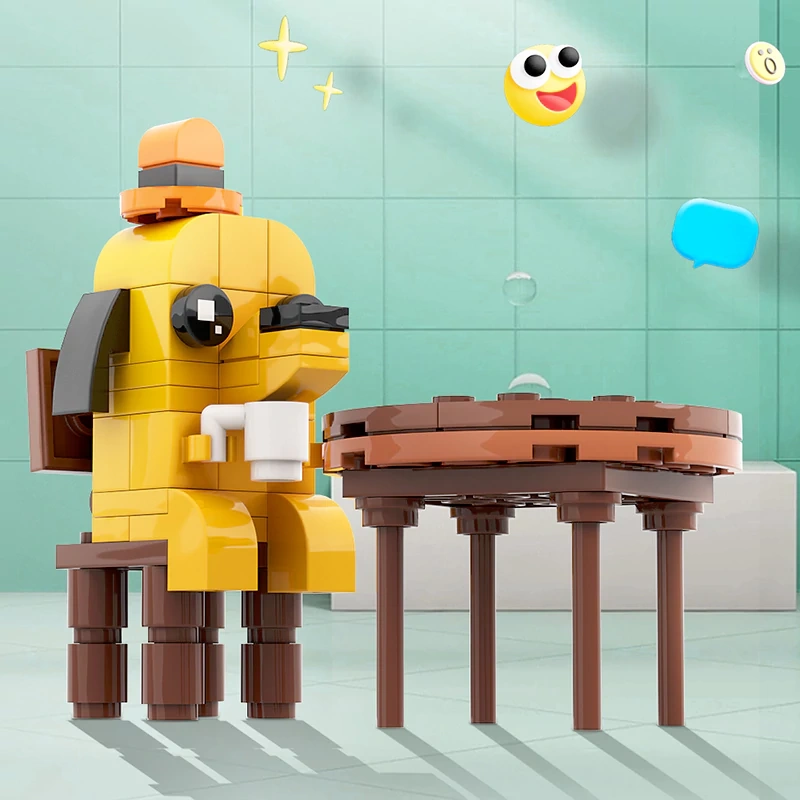 GoBricks MOC This Is Fine Dog