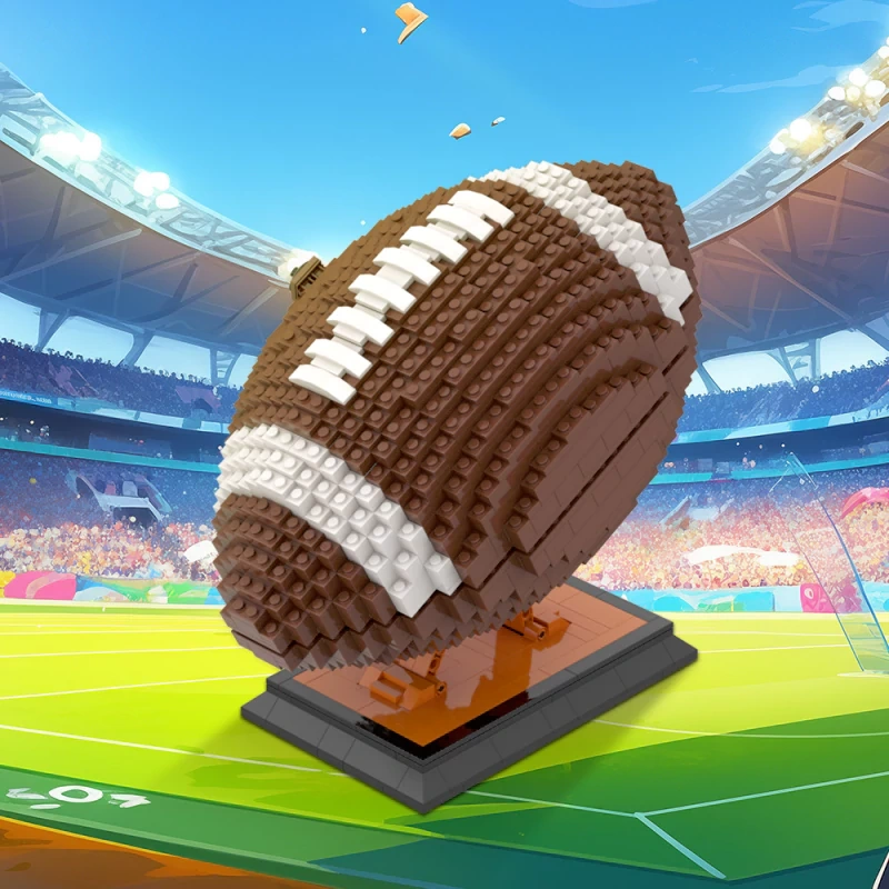 GoBricks MOC A1555 Rugby Super Bowl