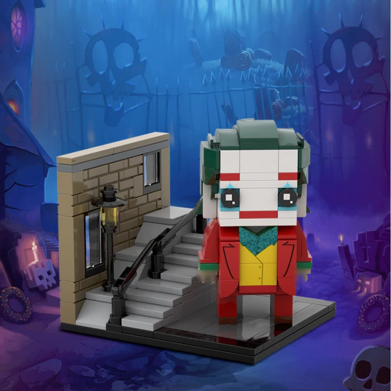 GoBricks MOC F-A0672 Joker 2 Staircase Joker