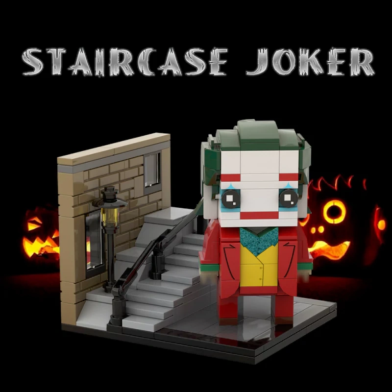 GoBricks MOC F-A0672 Joker 2 Staircase Joker