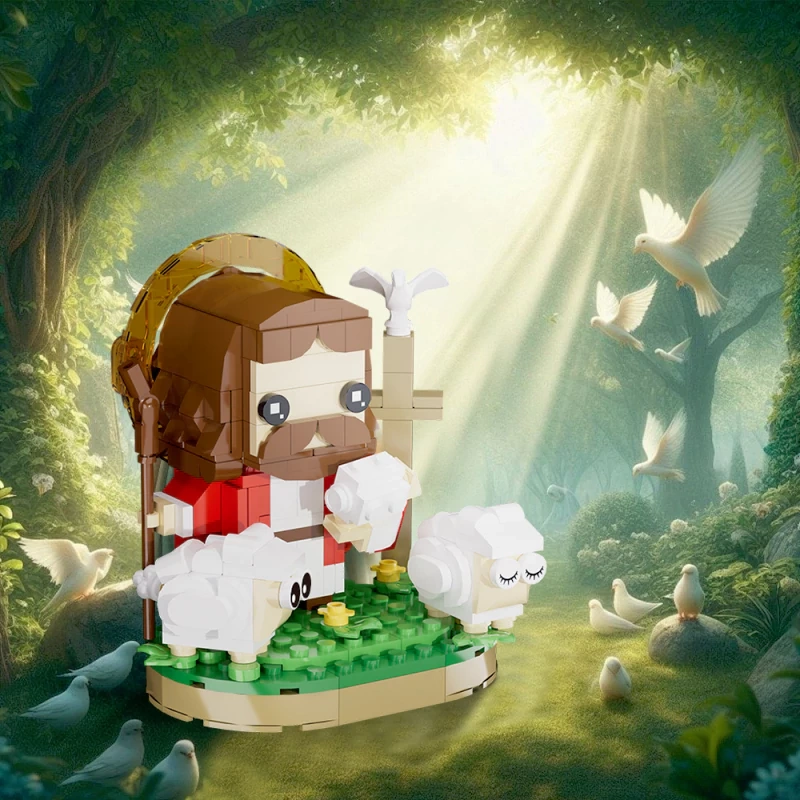GoBricks MOC F-A0681 Shepherd Jesus