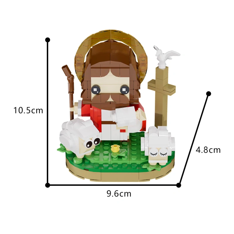 GoBricks MOC F-A0681 Shepherd Jesus