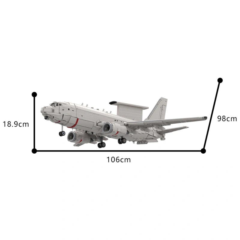 GoBricks MOC 186775 Boeing E-7 Wedgetail