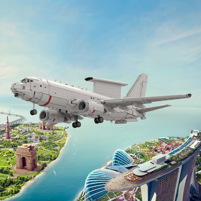 GoBricks MOC 186775 Boeing E-7 Wedgetail