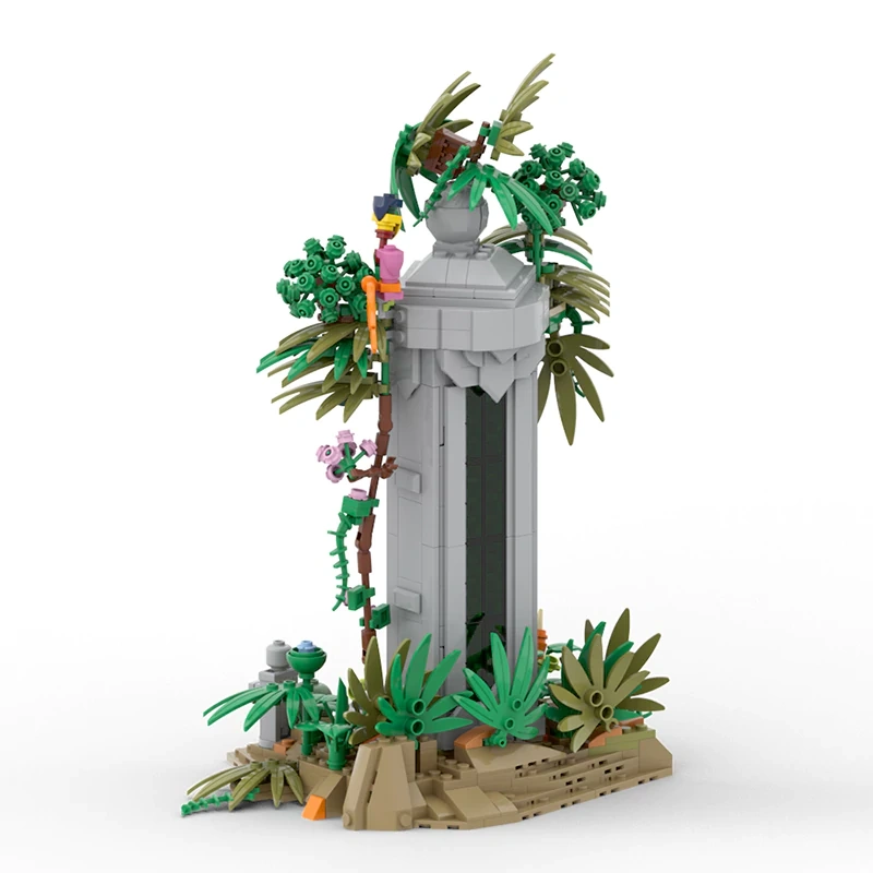 MOC C10212 Fairy Tale Scene Flower Plants Mushroom