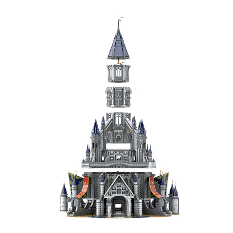 GoBricks MOC 161243 Hyrule Castle The Legend Of Zelda Tears Of The Kingdom