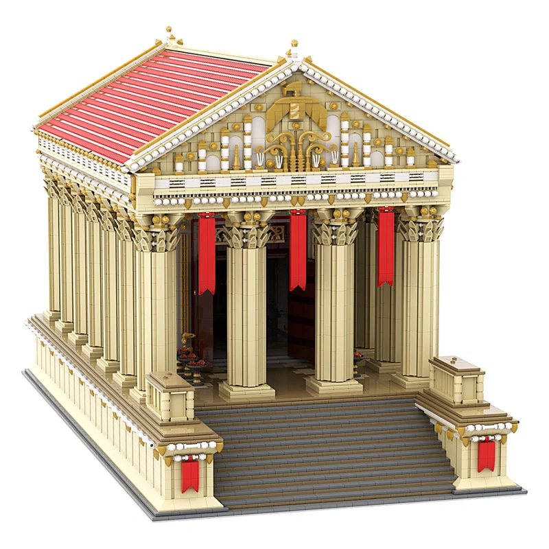 GoBricks MOC A1191 Ancient Roman Temple